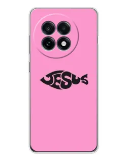 Чохол для OnePlus Ace 5 з картинкою «Рожевий символ Jesus»
