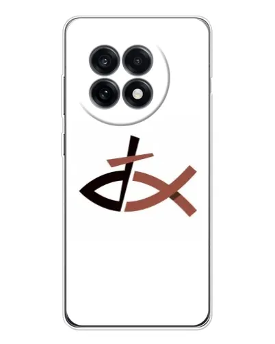 Чохол для OnePlus Ace 5 з картинкою «Риба та хрест»