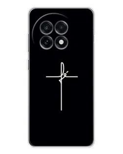 Чохол для OnePlus Ace 5 з картинкою «Тонкий хрест»