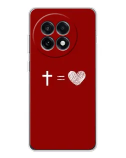 Чохол для OnePlus Ace 5 з картинкою «Рівняння любові»