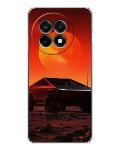 Чехол для OnePlus Ace 5 с картинкой «Cybertruck на Марсе»