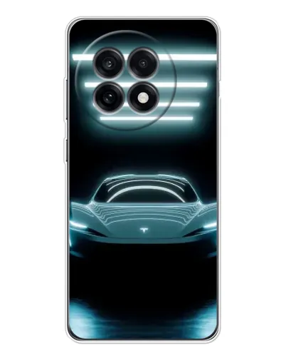 Чехол для OnePlus Ace 5 с картинкой «Tesla в неоне»