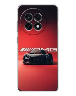 Чехол для OnePlus Ace 5 с картинкой «Mercedes AMG — красная линия»