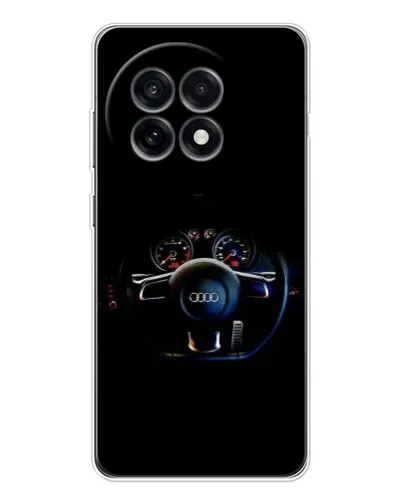 Чехол для OnePlus Ace 5 с картинкой «Салон Audi — руль»