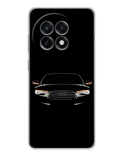 Чехол для OnePlus Ace 5 с картинкой «Audi — ночной контур»