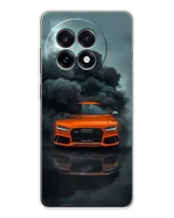 Чехол для OnePlus Ace 5 с картинкой «Audi в облаках дыма»