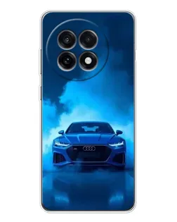 Чехол для OnePlus Ace 5 с картинкой «Audi — голубая энергия»