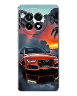 Чехол для OnePlus Ace 5 с картинкой «Audi — закат»