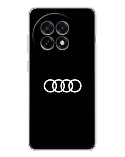 Чехол для OnePlus Ace 5 с картинкой «Audi White Logo»