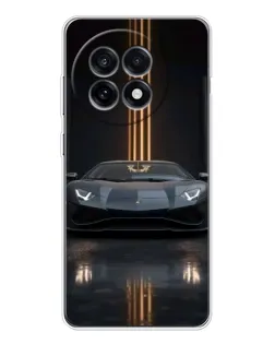 Чехол для OnePlus Ace 5 с картинкой «Lamborghini золотые линии» Чехол для OnePlus Ace 5 с картинкой «Lamborghini золотые линии»