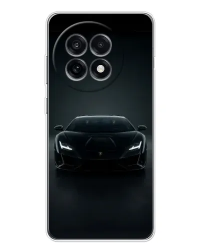 Чехол для OnePlus Ace 5 с картинкой «Черный Lamborghini Aventador»