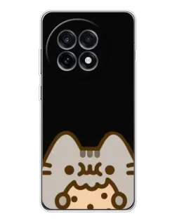 Чехол для OnePlus Ace 5 с картинкой «Пушин на черном» Чехол для OnePlus Ace 5 с картинкой «Пушин на черном»