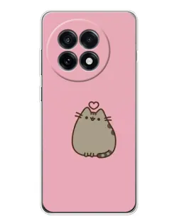 Чехол для OnePlus Ace 5 с картинкой «Pusheen сердце» Чехол для OnePlus Ace 5 с картинкой «Pusheen сердце»