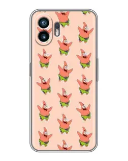 Чехол для OnePlus Ace 6 Ultra с картинкой «Патрик Стар паттерн»