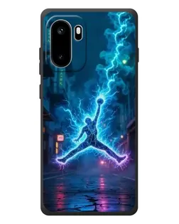 Чохол для OnePlus Ace 6 з картинкою «Jordan Gold Jumpman»