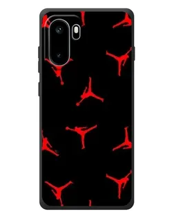 Чохол для OnePlus Ace 6 з картинкою «Jordan Red Pattern»