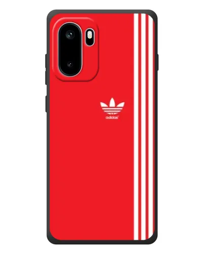 Чохол для OnePlus Ace 6 з картинкою «Червоний мінімалізм Adidas»
