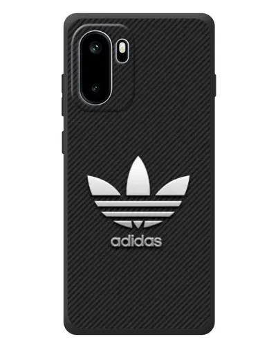 Чохол для OnePlus Ace 6 з картинкою «Adidas Карбонова текстура»