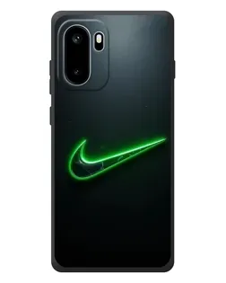 Чохол для OnePlus Ace 6 з картинкою «Неоновий контур Nike»