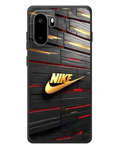 Чохол для OnePlus Ace 6 з картинкою «Золотий Nike на металі»