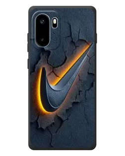 Чохол для OnePlus Ace 6 з картинкою «Об'ємний логотип Найк»