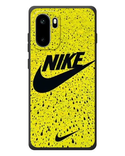 Чохол для OnePlus Ace 6 з картинкою «Жовтий текстурний Nike»