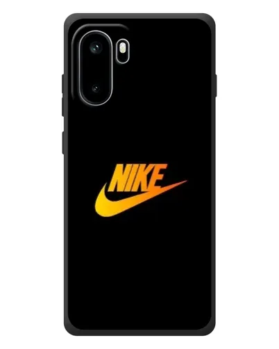 Чохол для OnePlus Ace 6 з картинкою «Золотий логотип Nike»
