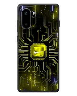Чохол для OnePlus Ace 6 з картинкою «Nike — золота іскра»