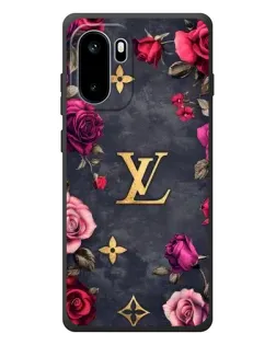 Чохол для OnePlus Ace 6 з картинкою «Квітковий Louis Vuitton»