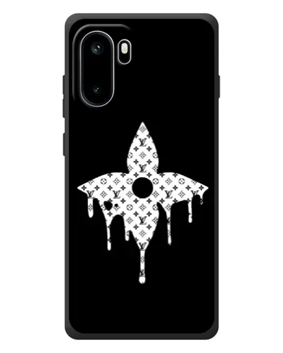 Чохол для OnePlus Ace 6 з картинкою «Квіткова монограма»
