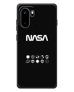 Чехол для OnePlus Ace 6 с картинкой «NASA — технический принт»