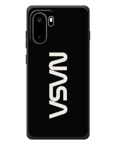 Чехол для OnePlus Ace 6 с картинкой «NASA — вертикальный логотип»