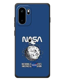 Чехол для OnePlus Ace 6 с картинкой «NASA — лунная миссия»