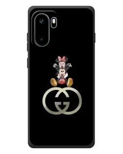 Чохол для OnePlus Ace 6 з картинкою «Мінні Маус на лого»