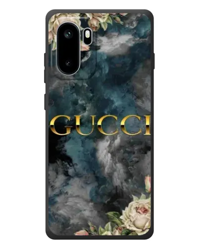 Чохол для OnePlus Ace 6 з картинкою «Абстрактні квіти Gucci»