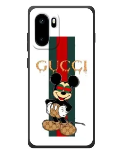 Чохол для OnePlus Ace 6 з картинкою «Міккі Маус Gucci — смуги»