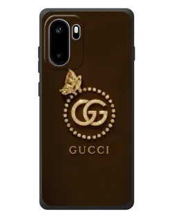 Чохол для OnePlus Ace 6 з картинкою «Gucci — золотий метелик»