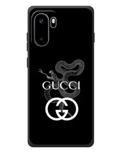Чохол для OnePlus Ace 6 з картинкою «Gucci — срібна змія»
