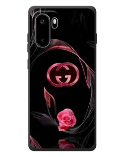 Чохол для OnePlus Ace 6 з картинкою «Gucci — неонова троянда»