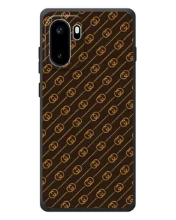 Чохол для OnePlus Ace 6 з картинкою «Gucci — золоті діагоналі»