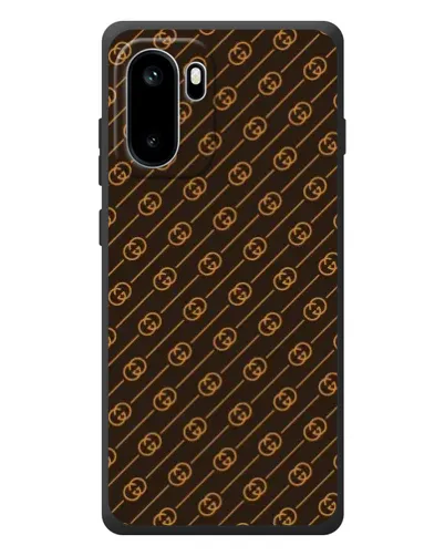 Чохол для OnePlus Ace 6 з картинкою «Gucci — золоті діагоналі»