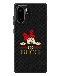 Чохол для OnePlus Ace 6 з картинкою «Мінні Маус Gucci — чорний»