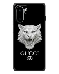 Чохол для OnePlus Ace 6 з картинкою «Gucci — срібний лев» Чохол для OnePlus Ace 6 з картинкою «Gucci — срібний лев»