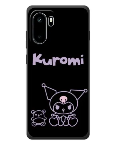 Чехол для OnePlus Ace 6 с картинкой «Kuromi — черный минимализм» Чехол для OnePlus Ace 6 с картинкой «Kuromi — черный минимализм»