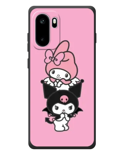 Чехол для OnePlus Ace 6 с картинкой «My Melody и Kuromi» Чехол для OnePlus Ace 6 с картинкой «My Melody и Kuromi»