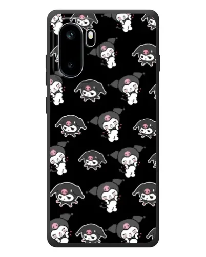 Чехол для OnePlus Ace 6 с картинкой «Черный паттерн Kuromi» Чехол для OnePlus Ace 6 с картинкой «Черный паттерн Kuromi»