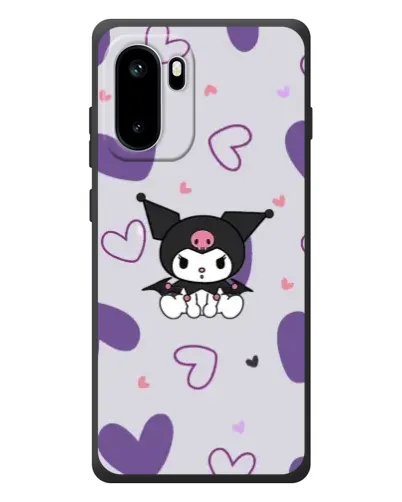 Чехол для OnePlus Ace 6 с картинкой «Kuromi и лавандовые сердца» Чехол для OnePlus Ace 6 с картинкой «Kuromi и лавандовые сердца»