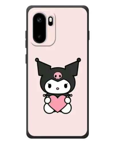 Чехол для OnePlus Ace 6 с картинкой «Kuromi и сердце» Чехол для OnePlus Ace 6 с картинкой «Kuromi и сердце»