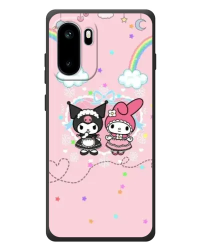 Чехол для OnePlus Ace 6 с картинкой «My Melody и Kuromi» Чехол для OnePlus Ace 6 с картинкой «My Melody и Kuromi»