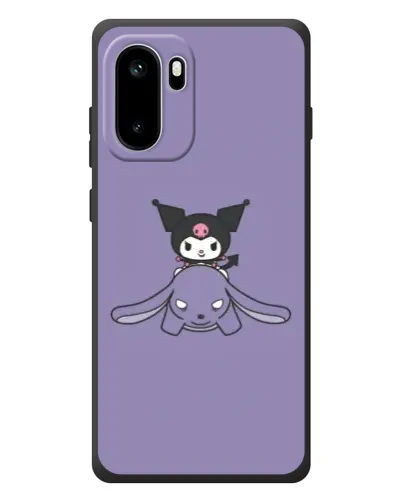 Чехол для OnePlus Ace 6 с картинкой «Kuromi на лиловом фоне» Чехол для OnePlus Ace 6 с картинкой «Kuromi на лиловом фоне»